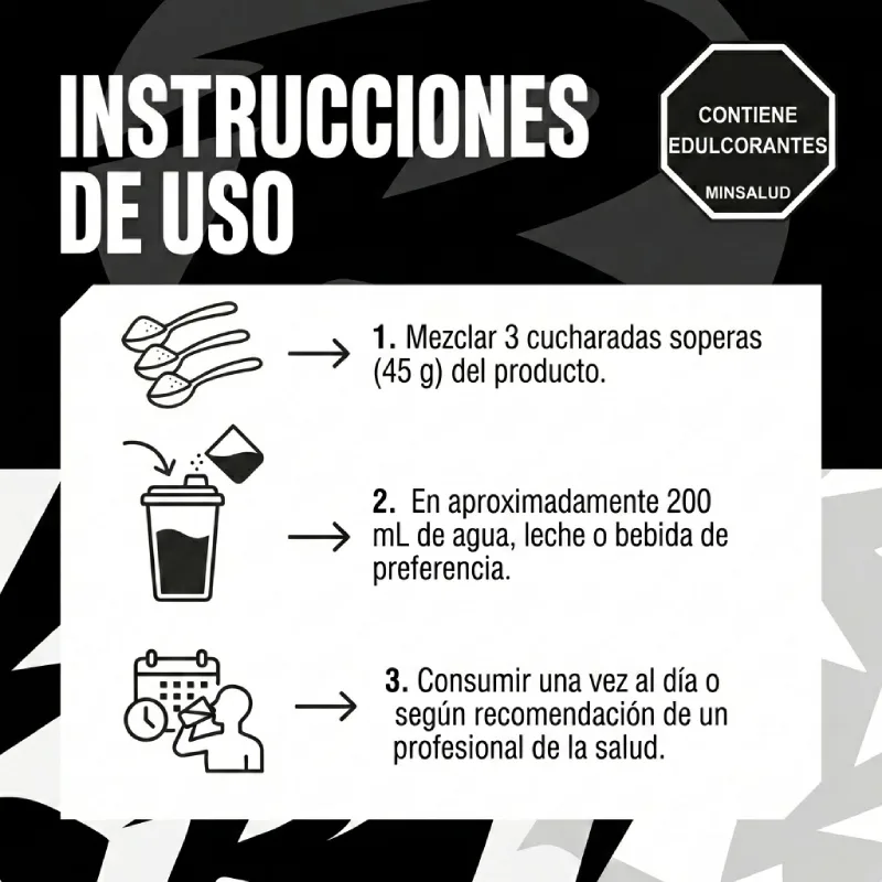 Modo de uso Radical Nutrition 225g