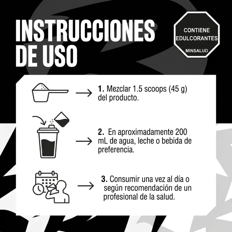 Modo de uso Radical Nutrition 900g