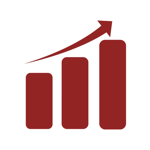 Ícono de crecimiento en ventas