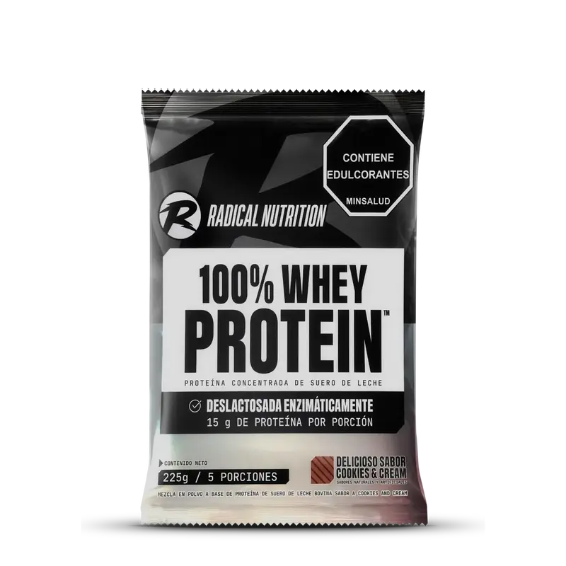 100% Whey protein cookies and cream 225 g